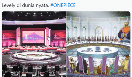 Nonton film Viral Warga Twitter sebut KTT G20 Bali Mirip Pertemuan Reverie di Anime One Piece terbaru di Dutamovie21
